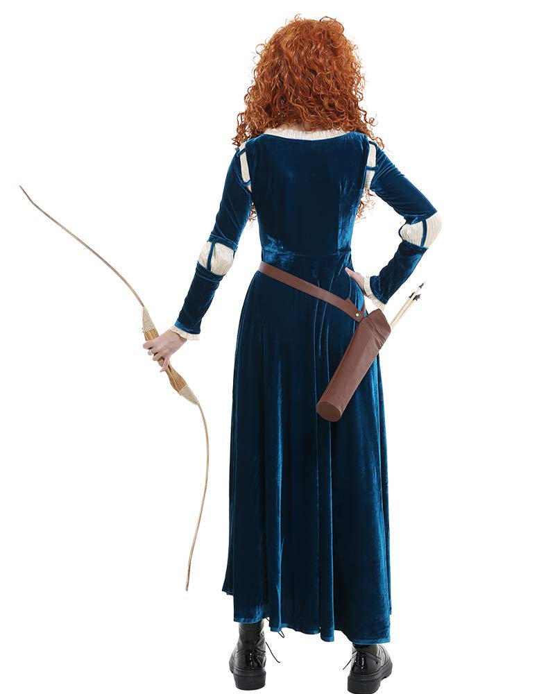 miccostumes Women's Princess Brave Adult Cosplay Costume with Belt Scabbard (1X/2X) - Image 3